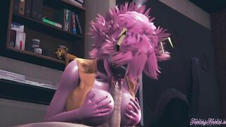 Boku No Hero Academia Anime - Mina Ashido Rough Sex [boobjob, oral sex, hand job, cunnilingus & Fucked] - Japanese eastern manga animated game porn