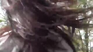 Public-Peeping Tom's Outdoor Blowjob Adventure