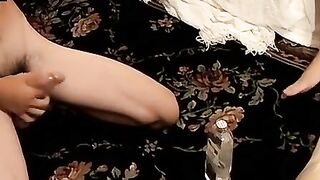 Two barely legal straight guys fuck a sex doll on cam