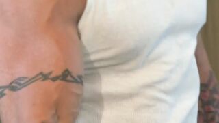 Gymrat Brock Avery inverted in the air then Trenton Ducati face fucks him