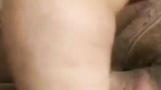BBW Latina with Big Natural Tits Fucked on My Couch