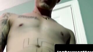 Hairy amateur shaves cock for solo cum triumph