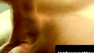 Hairy amateur shaves cock for solo cum triumph