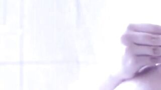 Soapy Brunette's Shower Solo
