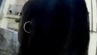 Naughty Asian GF with Big Boobs Gives a Public Blowjob