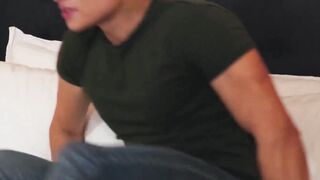 Driver Brandon Anderson fucks gorgeous passenger raw