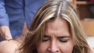 Blair Williams seduces officer Ryan Mclane's cock