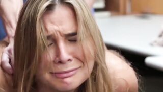 Blair Williams seduces officer Ryan Mclane's cock