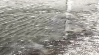 Innocent girls unaware of filming release big streams of pee