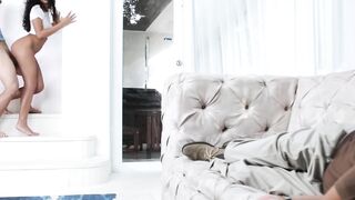 Claire Black doggystyled by hunky stepuncle