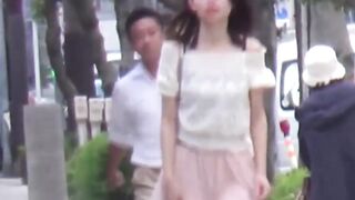 Asian girls unload their full bladders outdoors