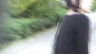 Naughty Japanese girls unload in hidden spots