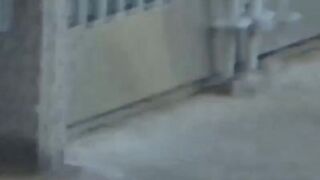 Naughty Japanese girls unload in hidden spots