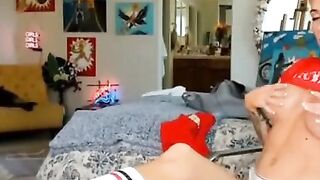 Busty Amateur Babe Coco Fucks Herself with a Dildo