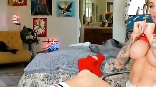 Busty Amateur Babe Coco Fucks Herself with a Dildo