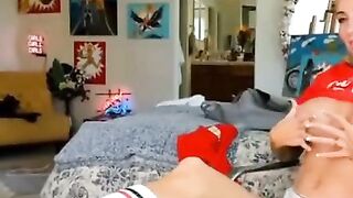 Busty Amateur Babe Coco Fucks Herself with a Dildo