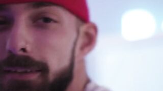 TS Emma Rose unloads her jizz inside Johnny Bs dark hole