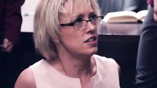 Voluptuous teacher Dee Williams stuffed by four thick students