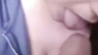 American MILF Gives a Great Deep-Throat Blowjob