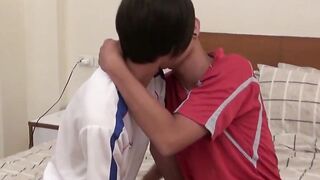 Pretty Japanese teen covered in sticky warm cum