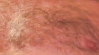 Handsome mature amateur jerks off with cock ring on