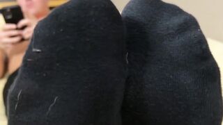 Drew Harper displays flawless suck worthy bare soles
