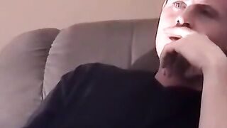 Fat cock jerking ends with mature facial painting