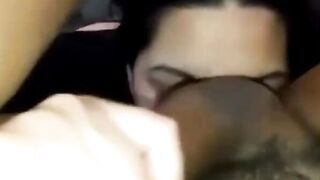 Amateur Interracial BBC Blowjob & Rimjob