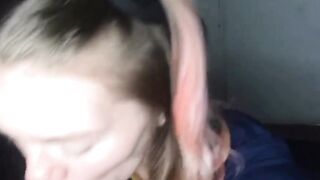 Cute Teen Gets a Surprise Facial in POV Video