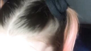 Cute Teen Gets a Surprise Facial in POV Video