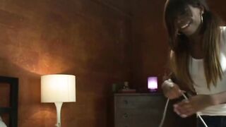 TS Bambi Prescott Seduces Delivery Guy