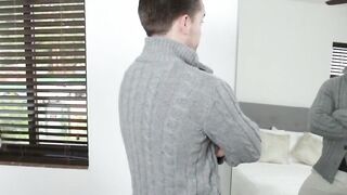 Sultry teen gets pounded doggy style by her stepbrother