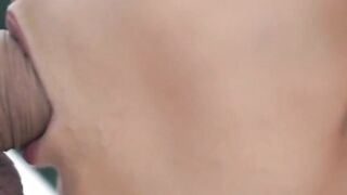 Sinnlicher ASMR-Blowjob – von einer deutschen Amateurin trocken gelutscht