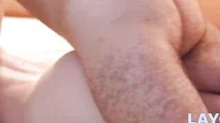 Close-Up Pussy Massage and Fuck with Huge Load