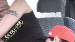 Raw backseat threesome with Kyle Martin and Scott Williams