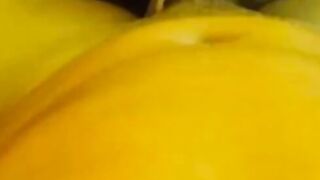Big Tits Brunette Pleases Her Man on Webcam