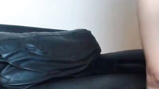 Skinny Girl Home Alone Masturbates and Squirts on Webcam