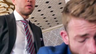 Gabriel Phoenixs ass cant rest until Alexander Mullers cock pounds him