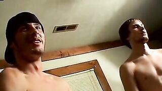 Jocks strip naked to flaunt their bodies and stroke hard