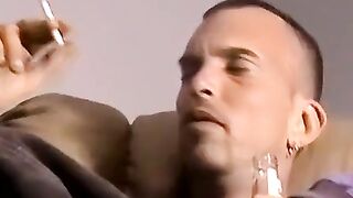 Young amateur preps shaved cock for black top ride