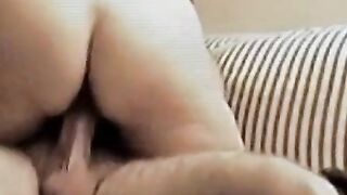 Busty Amateur Rides a Lucky Guy