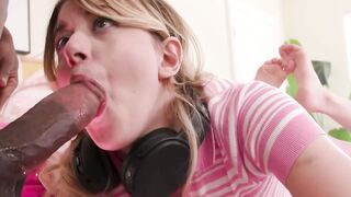 I am shoving my bbc in my stepsis pussy after I ate her out