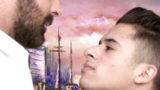 Armond Rizzo takes thick meat deep in his tight ass