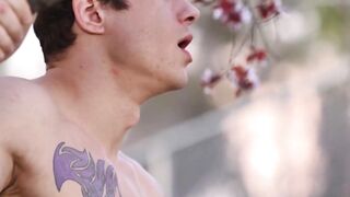 Kane Fox parkside anal pounding of tattooed Jayden Marcos