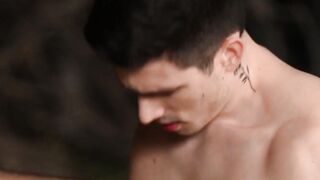 Kane Fox parkside anal pounding of tattooed Jayden Marcos