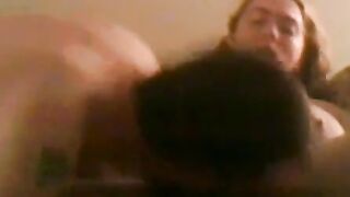 Webcam Threesome: Pussy Eating and Cock Sucking