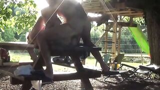 Big-Ass MILF Helene's Outdoor Adventure