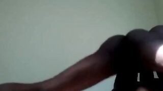 Ebony Homemade BBC Action with a Babe
