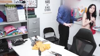 Teen thief Judy Jolie gets doggystyle fucked after deepthroat