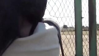 Tied Up Japanese Babe peeing herself with no options